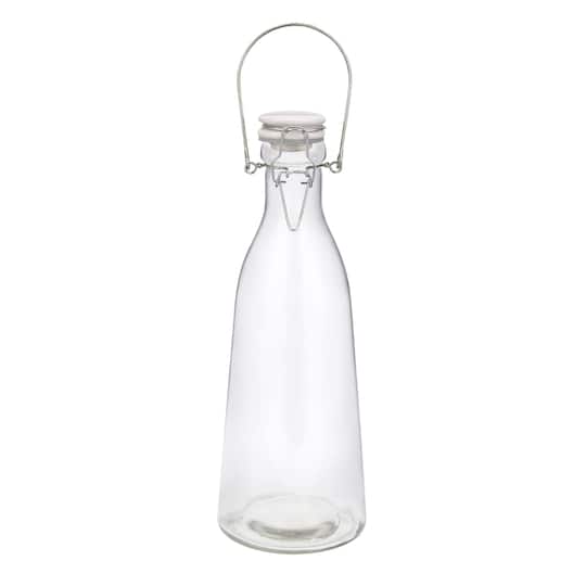 12&#x22; Glass Bottle With Ceramic Lid by Ashland&#xAE;